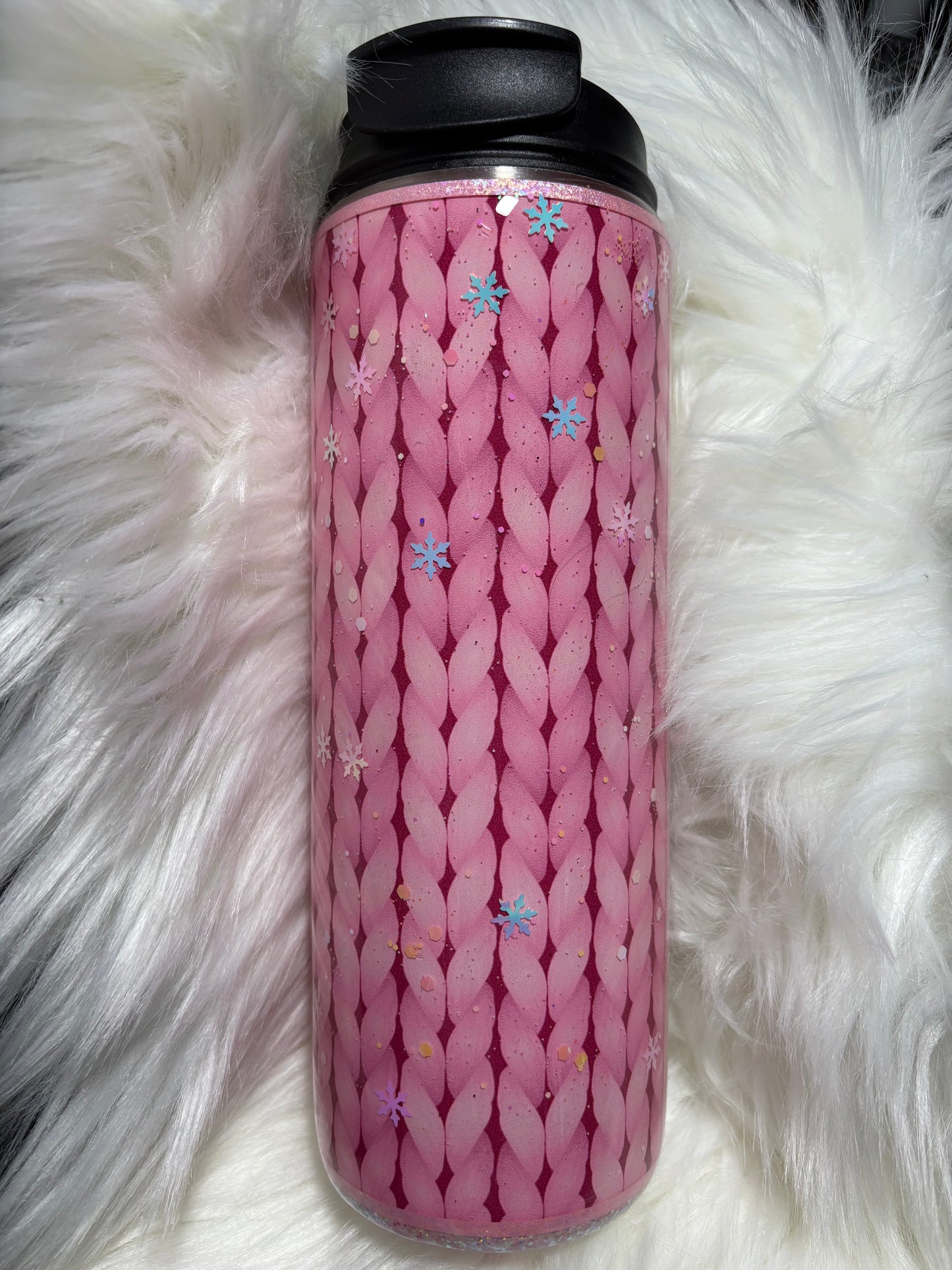 18 ounce Dual Flip Pink Cold Outside