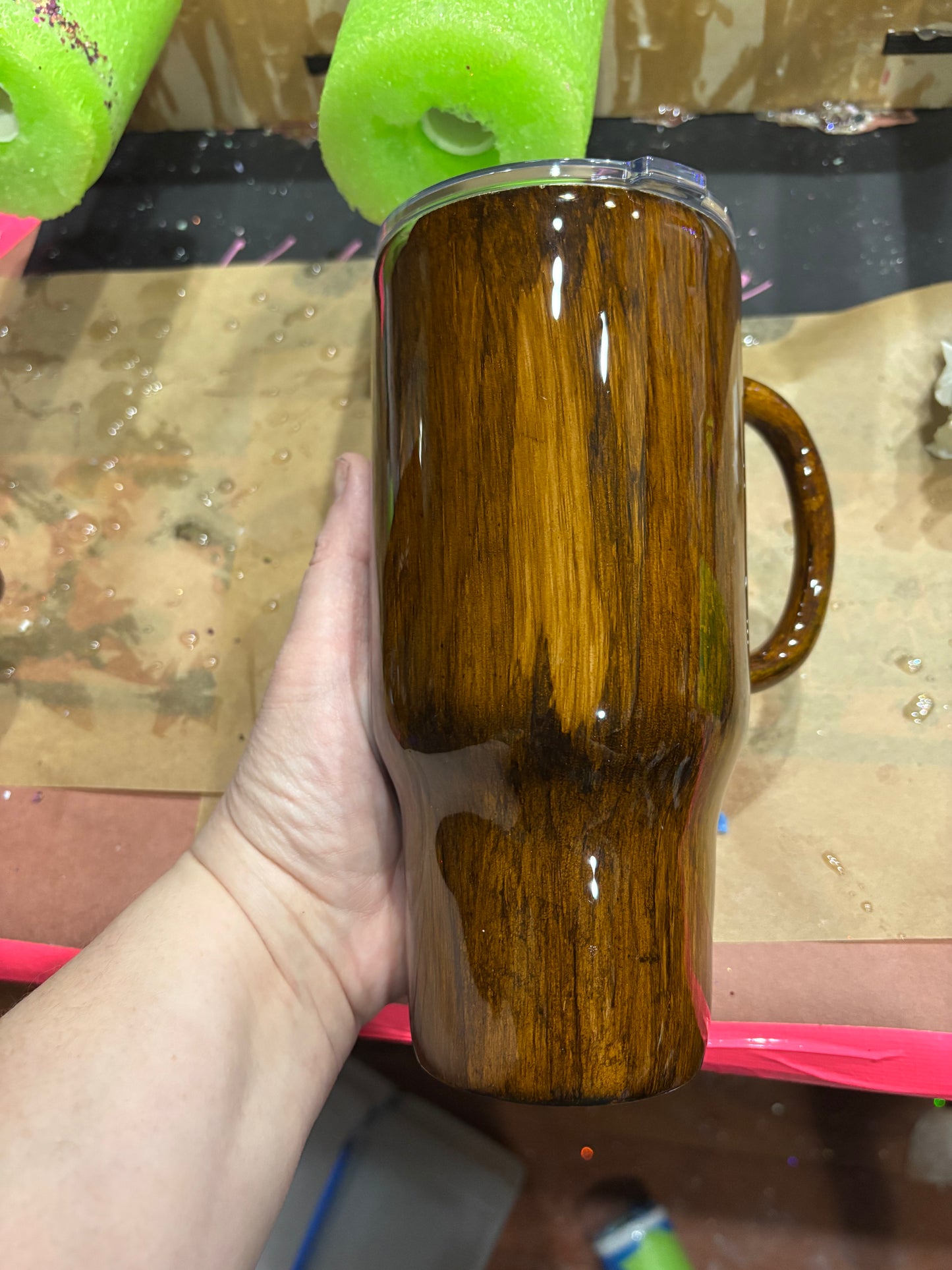 Two toned woodgrain
