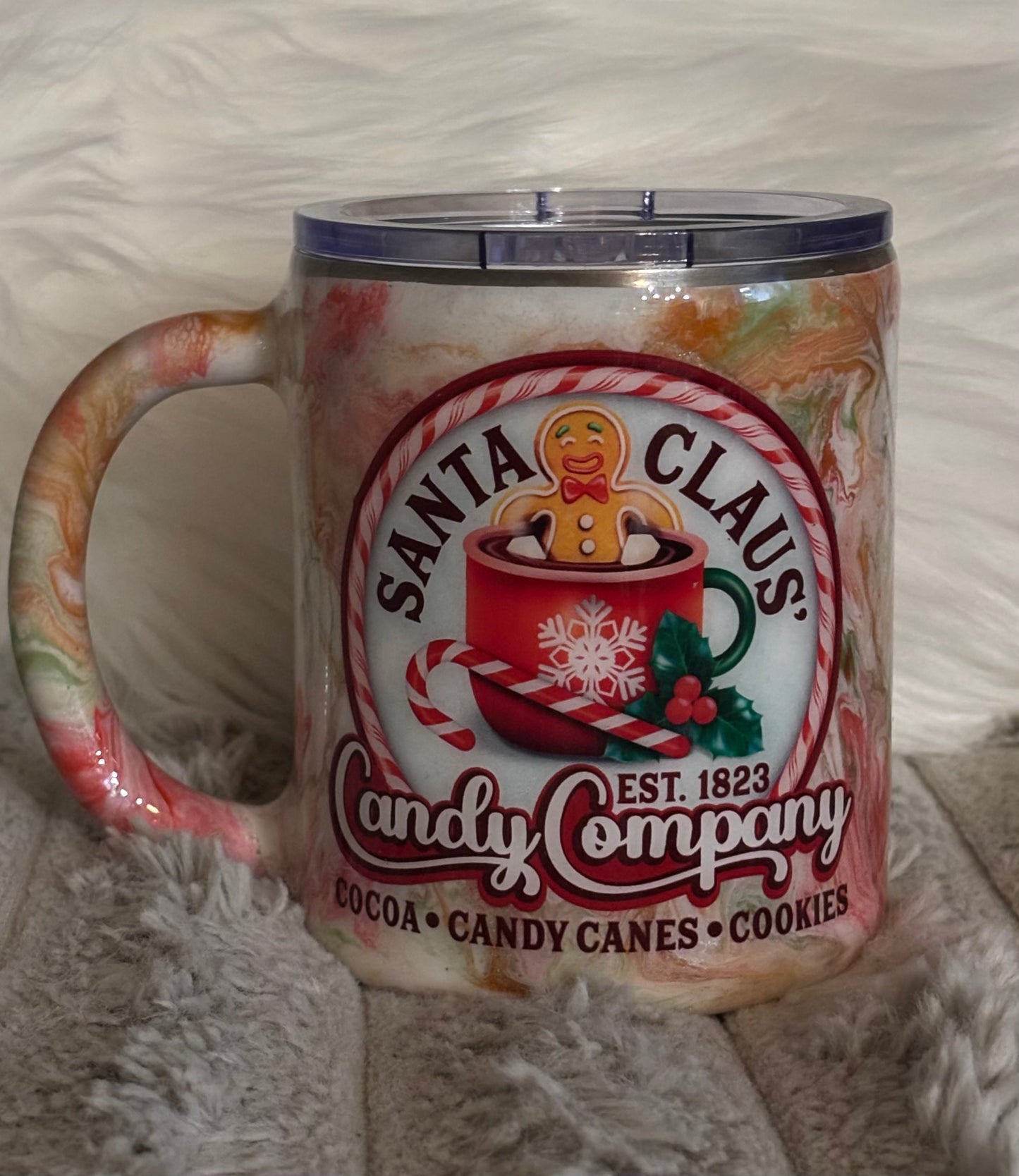 12 oz morning mug Santa Candy Co