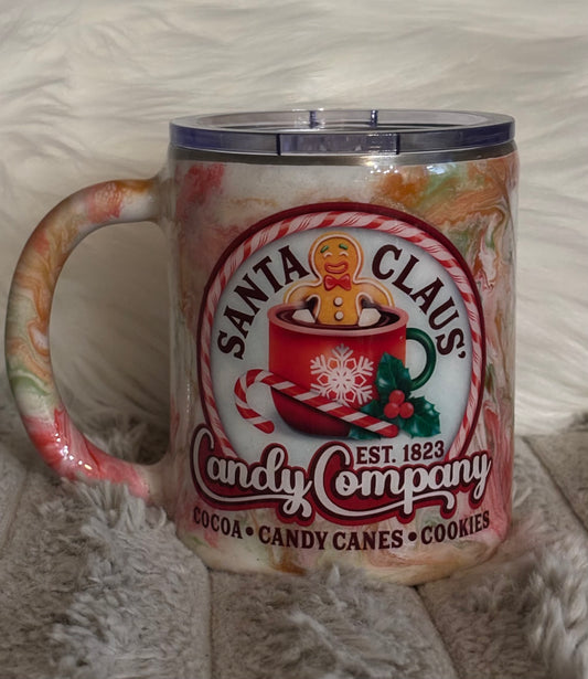 12 oz morning mug Santa Candy Co